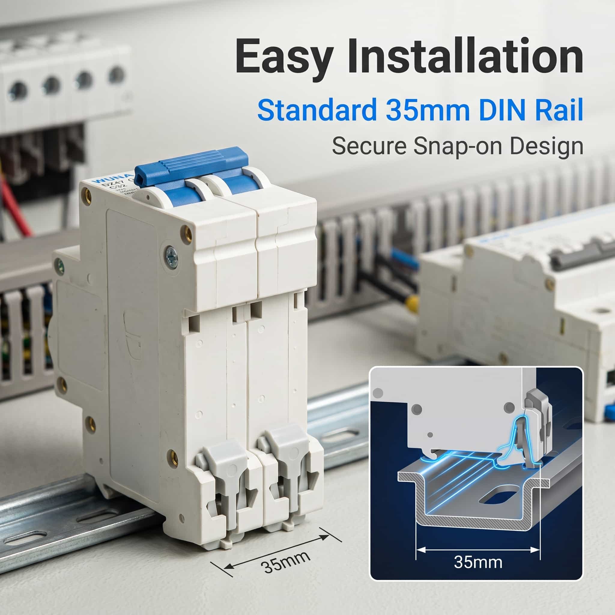 2 Pole DC Miniature Circuit Breaker DZ47 C32 500V ကိုမရွေးချယ်ခင် ဘာတွေစစ်ဆေးသင့်လဲ။