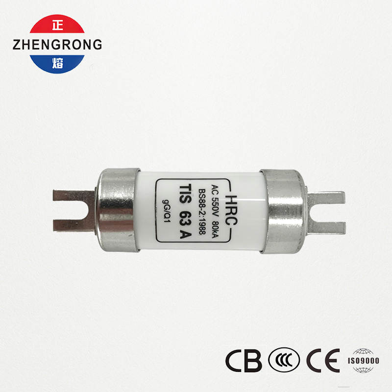 550V 63A ဓားအမျိုးအစား HRC Fuse | BS88-2:1986 | 80kA