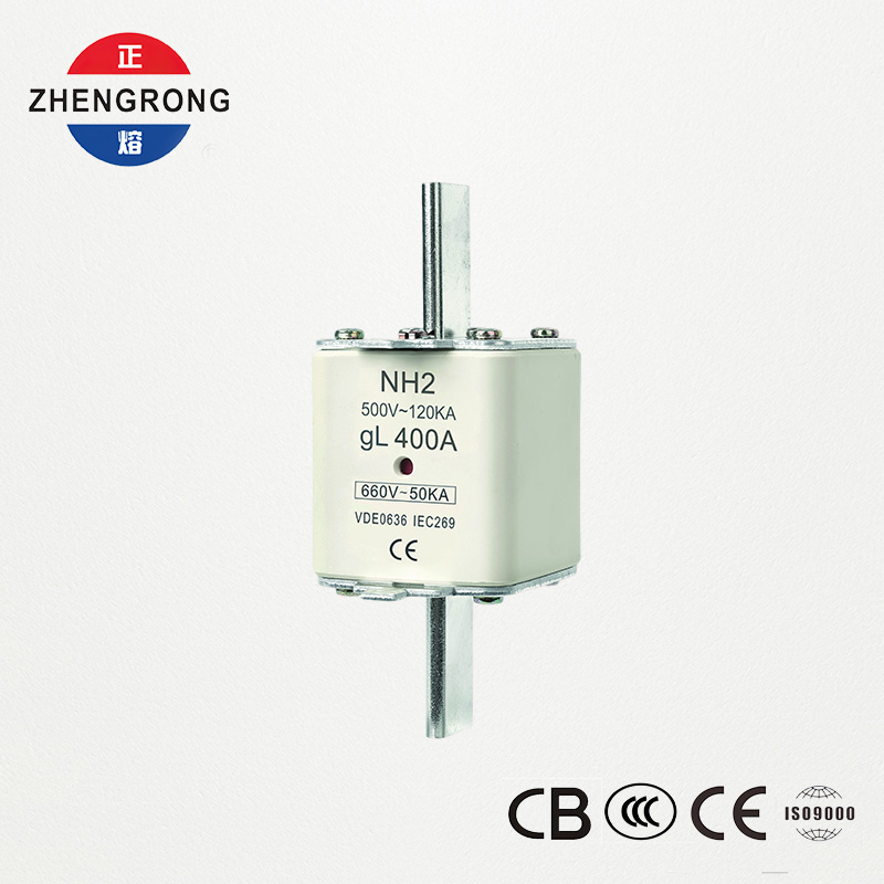 CE & IEC အသိအမှတ်ပြု Fuse လင့်ခ် NH2 660V 400A မြင့်မားသော ဖောက်ထွင်းနိုင်မှု CE & IEC အသိအမှတ်ပြု Fuse လင့်ခ် NH2 660V 400A မြင့်မားသော ဖောက်ထွင်းနိုင်မှု