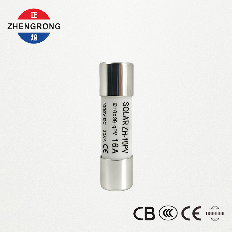 Photovoltaics အတွက် စိတ်ကြိုက် 10*38 16A ဆိုလာပြား Fuse လင့်ခ်များကို ပြန်လည်သတ်မှတ်ပါ