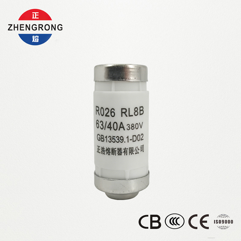 RL8B R026 40A 380V D02 Cylindrical Fuse