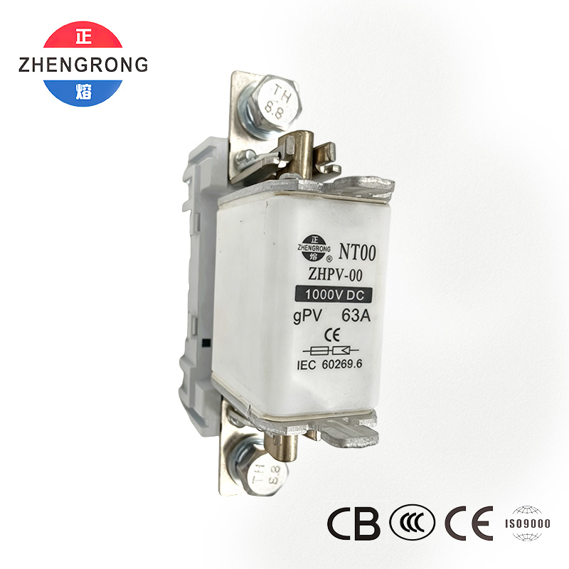 ZHPV-00 63A 1000V DC Photovoltaic Protection Fuse - CE လက်မှတ်ရ
